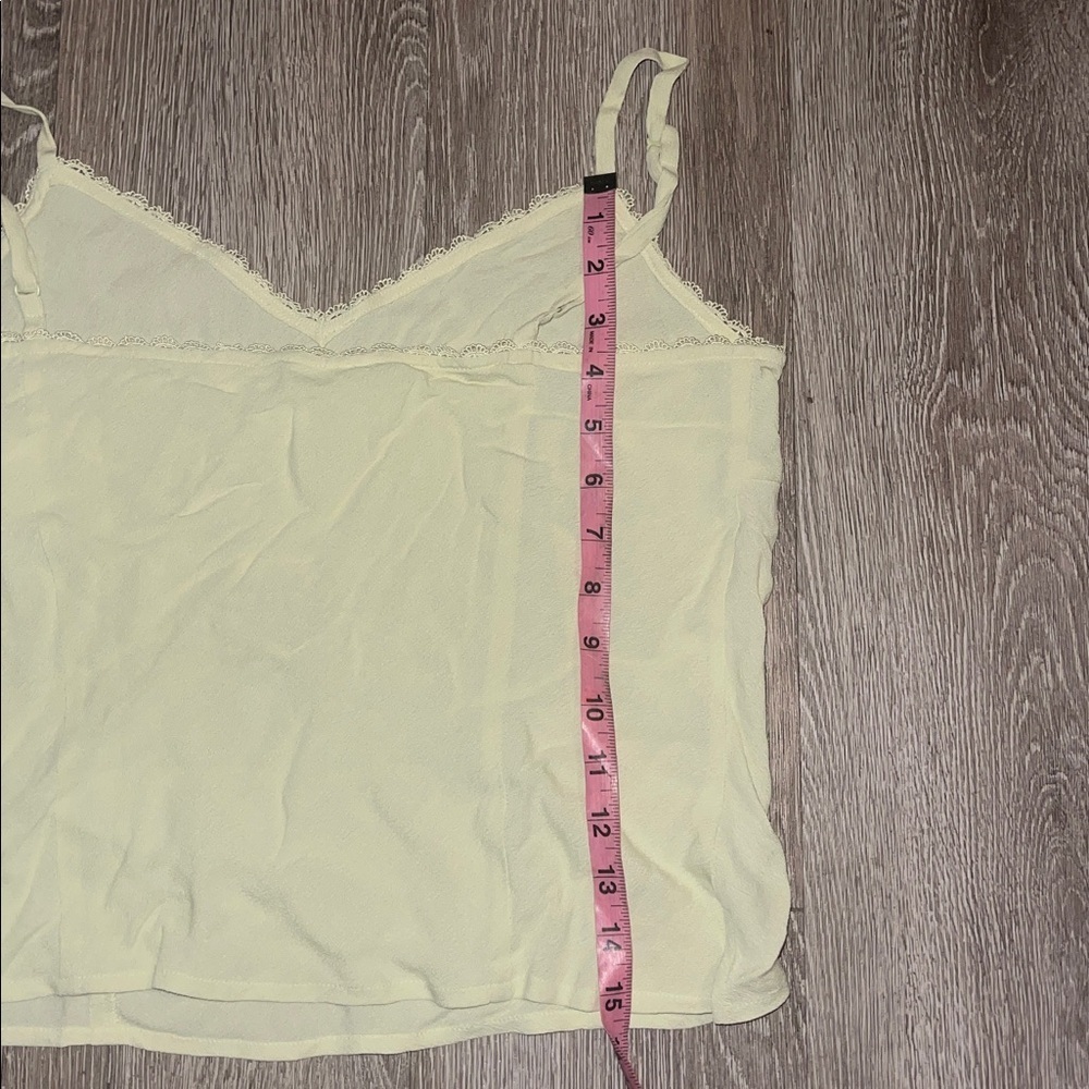 Express Y2K vintage Light green Camisole Top size 10 tank lace - Picture 6 of 6